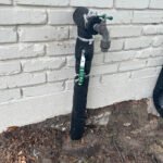 Water main repair in Southeast Louisiana with underground service line replacement and restored water connection