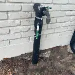 Water main repair in Southeast Louisiana with underground service line replacement and restored water connection