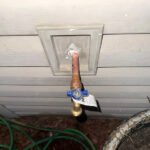 Metairie hose bib repair showing exterior water spigot and plumbing connection service by Serrano’s Plumbing Services