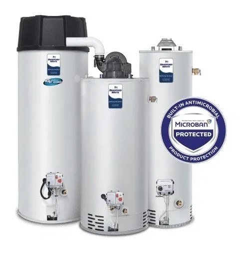 Bradford White tank water heater repair and installation Southeast LA Serranos Plumbing Services